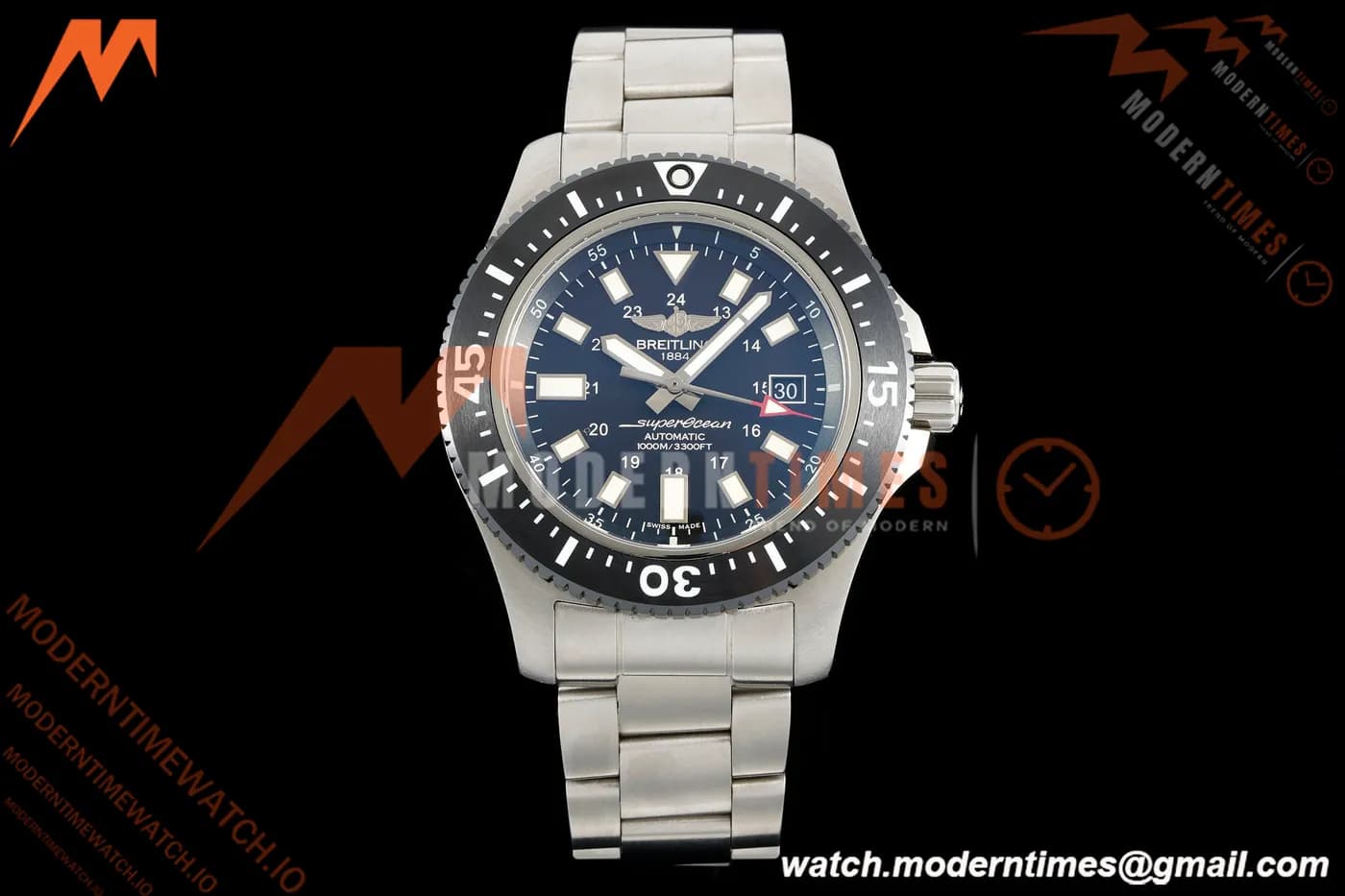 Breitling - Superocean Special 44mm Ceramic SS/SS Blk/Stk TF V2 A2824