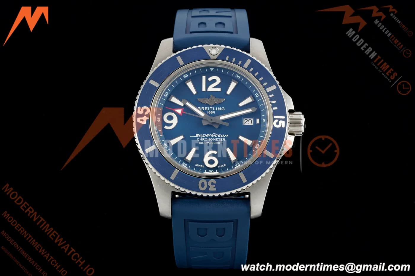 Breitling - Superocean Special 44mm Ceramic SS/RU Blue/Stk/Num TF V2 A2824