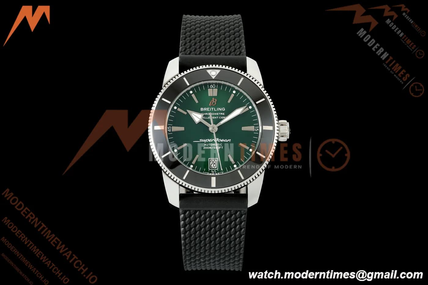 Breitling - Superocean Heritage B20 Automatic 42mm SS/RU Green BLF A2824