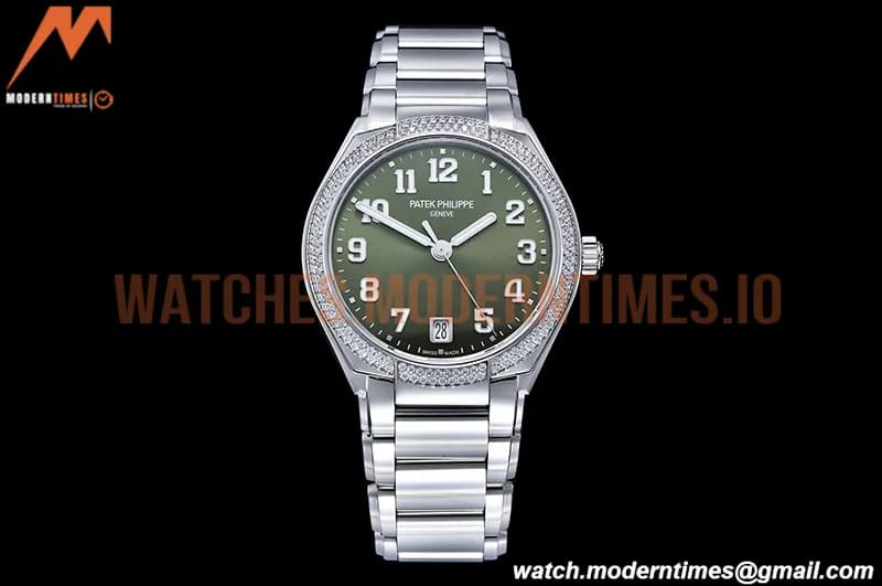 Patek Philippe - Twenty-4 Ladies Dia SS/SS Green/Num PPF A324
